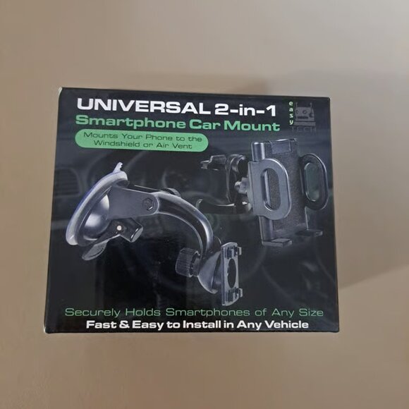 Universal 2 In 1 Smartphone Car Mount  New In Open Box - Picture 2 of 7